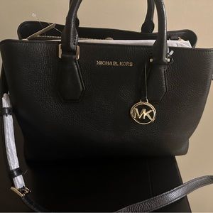 Michael Kors Camille Large Leather Satchel New with Tags